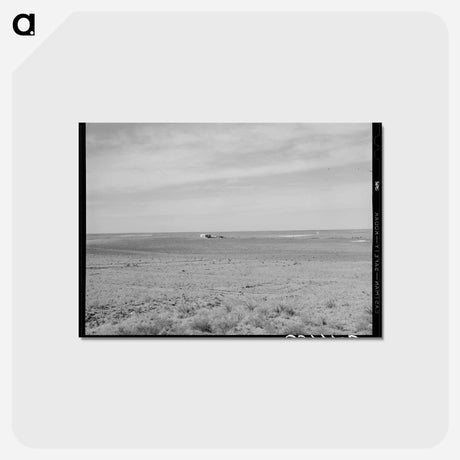 アートポストカード-Farmhouse on High Plains
 - ラッセル リー Postcard.