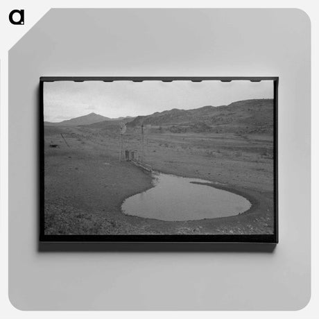 アートパネル-Socorro Waterhole
 - ラッセル リー Canvas.
