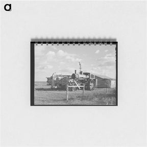 アートメモ帳-Idle Steam Tractor
 - ラッセル リー Memo.