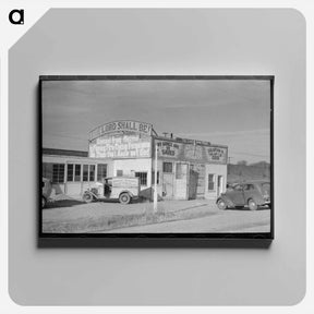 アートパネル-Tehama County Highway
 - ラッセル リー Canvas.