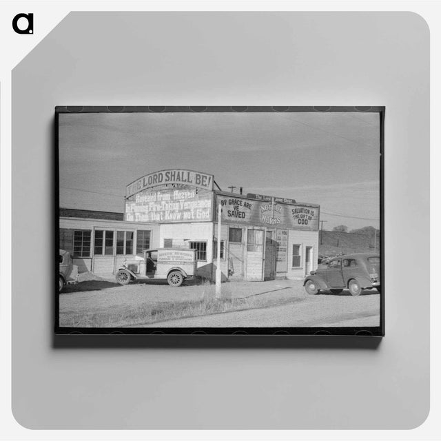 アートパネル-Tehama County Highway
 - ラッセル リー Canvas.