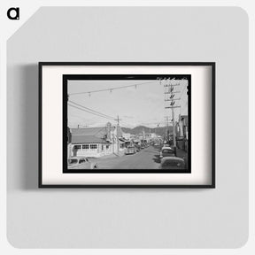 アートポスター-Seaside Beach Street
 - ラッセル リー Poster.