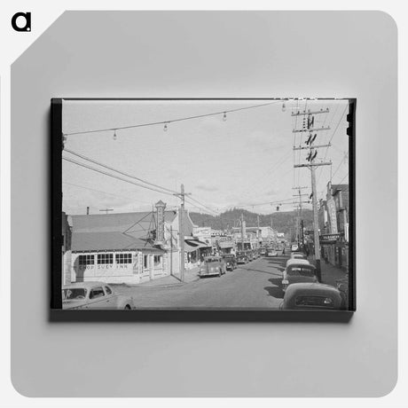 アートパネル-Seaside Beach Street
 - ラッセル リー Canvas.