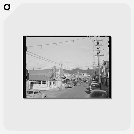 アートポストカード-Seaside Beach Street
 - ラッセル リー Postcard.
