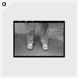 アートポストカード-Miner's Boots, Mogollon
 - ラッセル リー Postcard.