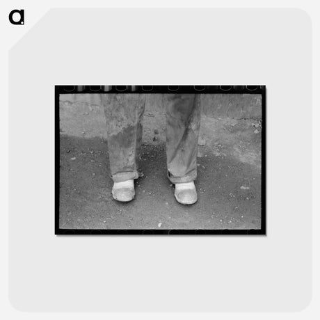 アートポストカード-Miner's Boots, Mogollon
 - ラッセル リー Postcard.