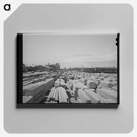 アートパネル-Lumber Along Pacific Highway
 - ラッセル リー Canvas.