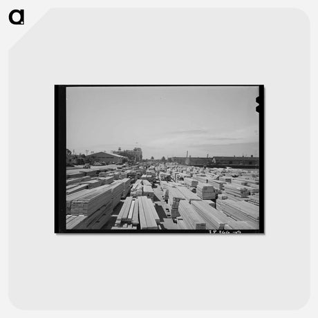 アートポストカード-Lumber Along Pacific Highway
 - ラッセル リー Postcard.