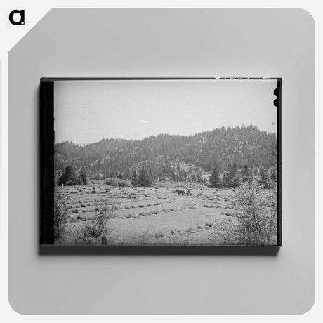 アートパネル-Haying in Garden Valley
 - ラッセル リー Canvas.