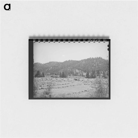 アートメモ帳-Haying in Garden Valley
 - ラッセル リー Memo.