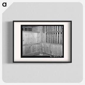 アートポスター-Barn Stall Interior
 - ラッセル リー Poster.