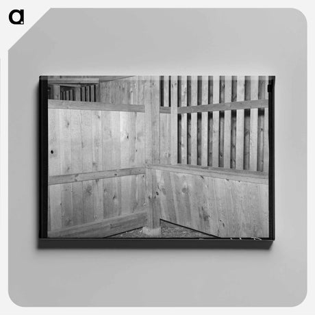 アートパネル-Barn Stall Interior
 - ラッセル リー Canvas.