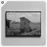 アートパネル-Sharecropper Privy
 - ラッセル リー Canvas.