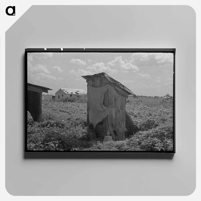 アートパネル-Sharecropper Privy
 - ラッセル リー Canvas.