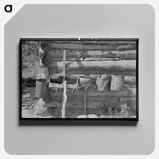 アートパネル-White Farmer's Window
 - ラッセル リー Canvas.