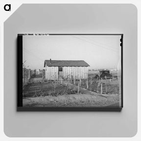 アートパネル-House in Bull Tract
 - ラッセル リー Canvas.