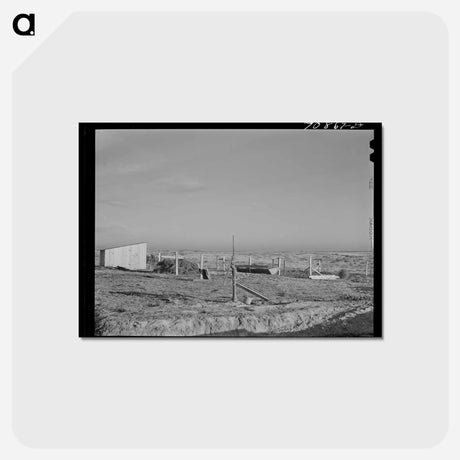 アートポストカード-Black Canyon Farm
 - ラッセル リー Postcard.