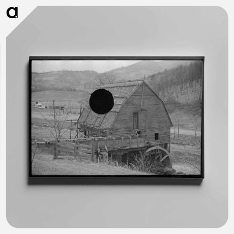アートパネル-Gristmill Detail
 - ラッセル リー Canvas.