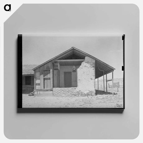 アートパネル-Walking X Ranch House
 - ラッセル リー Canvas.