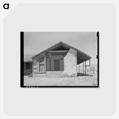 アートポストカード-Walking X Ranch House
 - ラッセル リー Postcard.
