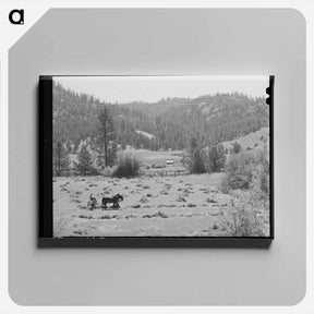 アートパネル-Haying in Garden Valley
 - ラッセル リー Canvas.