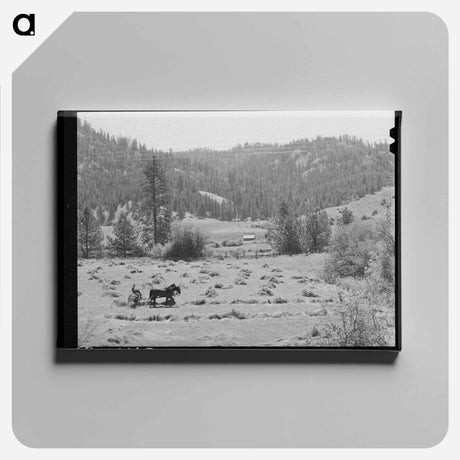 アートパネル-Haying in Garden Valley
 - ラッセル リー Canvas.