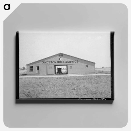 アートパネル-Barn near Sikeston, Missouri
 - ラッセル リー Canvas.