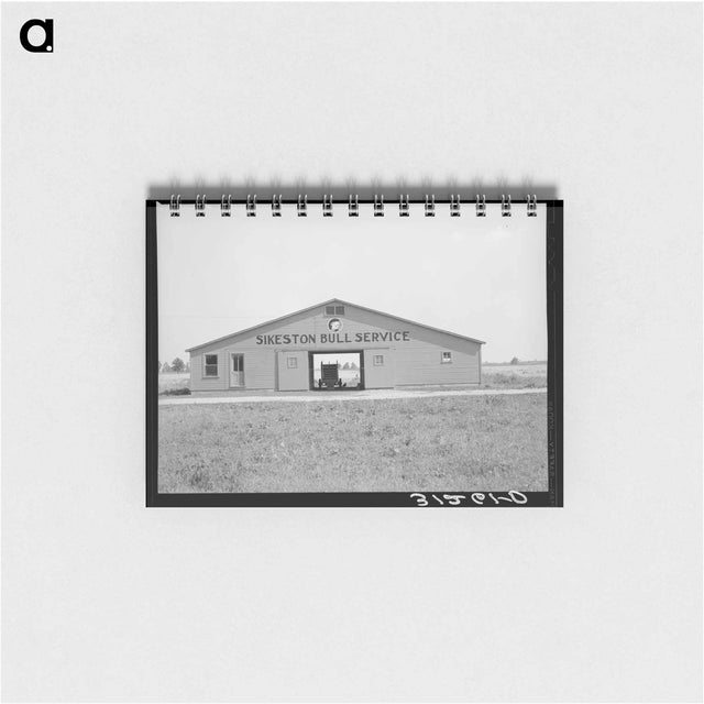 アートメモ帳-Barn near Sikeston, Missouri
 - ラッセル リー Memo.