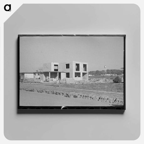 アートパネル-Jersey Homesteads House
 - ラッセル リー Canvas.