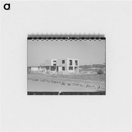 アートメモ帳-Jersey Homesteads House
 - ラッセル リー Memo.