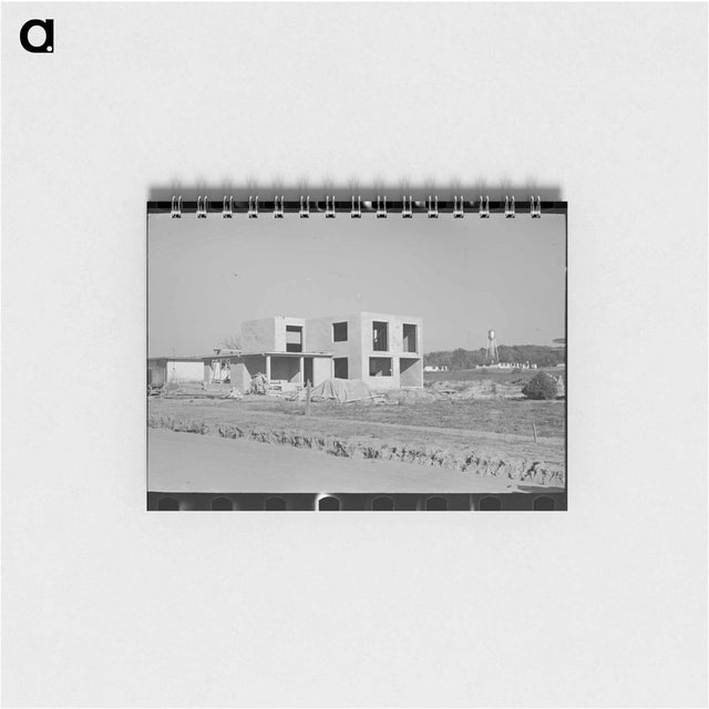 アートメモ帳-Jersey Homesteads House
 - ラッセル リー Memo.