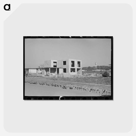 アートポストカード-Jersey Homesteads House
 - ラッセル リー Postcard.