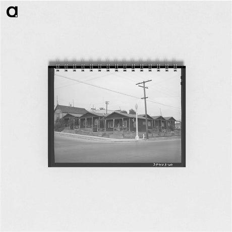 アートメモ帳-Mexican Houses, San Diego
 - ラッセル リー Memo.