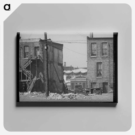アートパネル-Apartment Houses and Funeral Parlor
 - ラッセル リー Canvas.