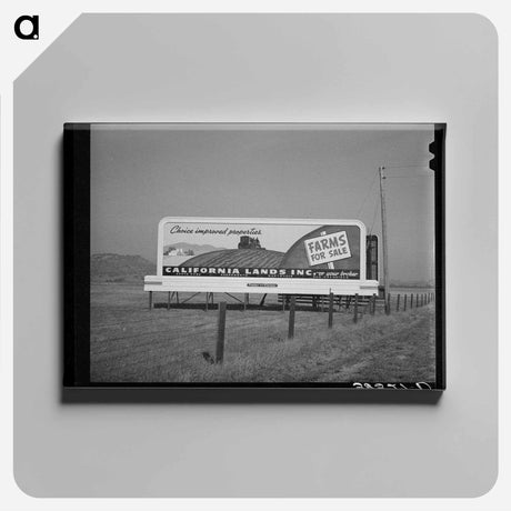 アートパネル-Sign. Any and every highway in California
 - ラッセル リー Canvas.