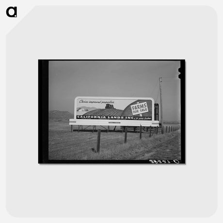 アートポストカード-Sign. Any and every highway in California
 - ラッセル リー Postcard.