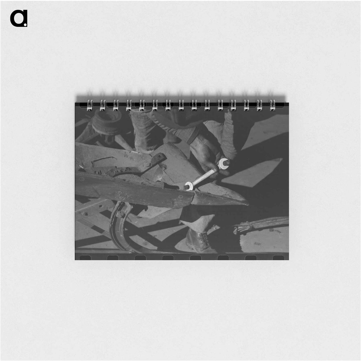 アートメモ帳-Blacksmith's Helper and Plow
 - ラッセル リー Memo.