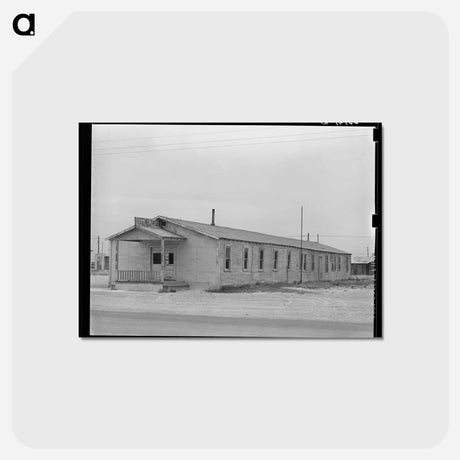 アートポストカード-Church, Crane, Texas
 - ラッセル リー Postcard.