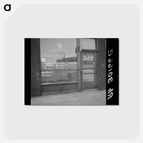 アートポストカード-Window in Minneapolis
 - ラッセル リー Postcard.