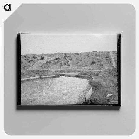 アートパネル-Deer Flat Reservoir Irrigation
 - ラッセル リー Canvas.