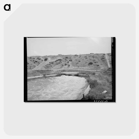 アートポストカード-Deer Flat Reservoir Irrigation
 - ラッセル リー Postcard.
