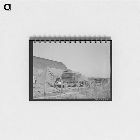 アートメモ帳-FSA Mobile Camp Arrival
 - ラッセル リー Memo.