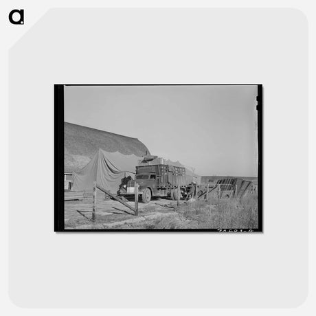 アートポストカード-FSA Mobile Camp Arrival
 - ラッセル リー Postcard.