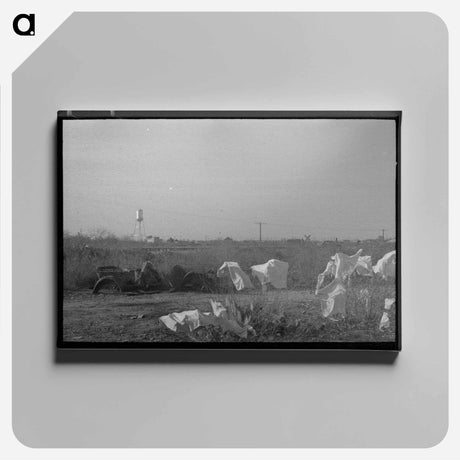 アートパネル-Laundry of Migrant Workers
 - ラッセル リー Canvas.