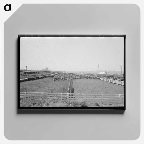 アートパネル-Phoenix Meatpacking Plant
 - ラッセル リー Canvas.