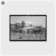 アートポストカード-Sabine Farms Barn and Water Tank
 - ラッセル リー Postcard.