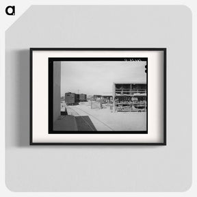 アートポスター-Railroad Siding and Warehouses
 - ラッセル リー Poster.