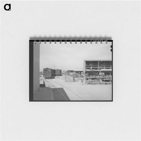 アートメモ帳-Railroad Siding and Warehouses
 - ラッセル リー Memo.