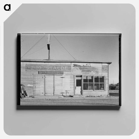 アートパネル-Old Building, Plentywood
 - ラッセル リー Canvas.