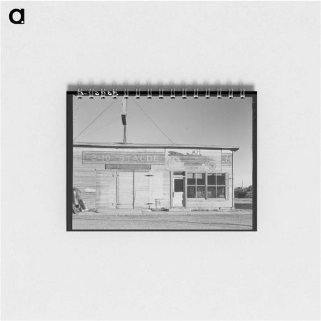 アートメモ帳-Old Building, Plentywood
 - ラッセル リー Memo.